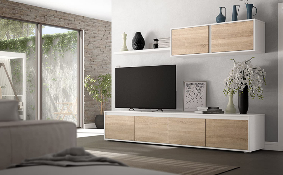 Le meuble TV blanc et bois : quels sont ses avantages ?